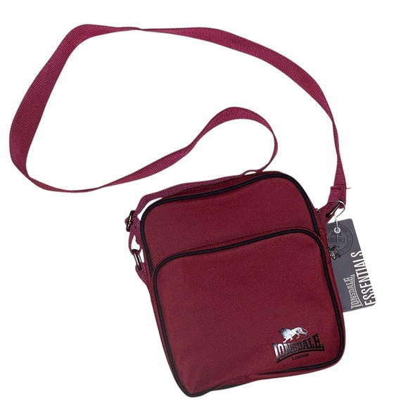 NWT Lonsdale Wills Crossbody Bag with Adjustable Strap in Port/Burgundy - Picture 1 of 6